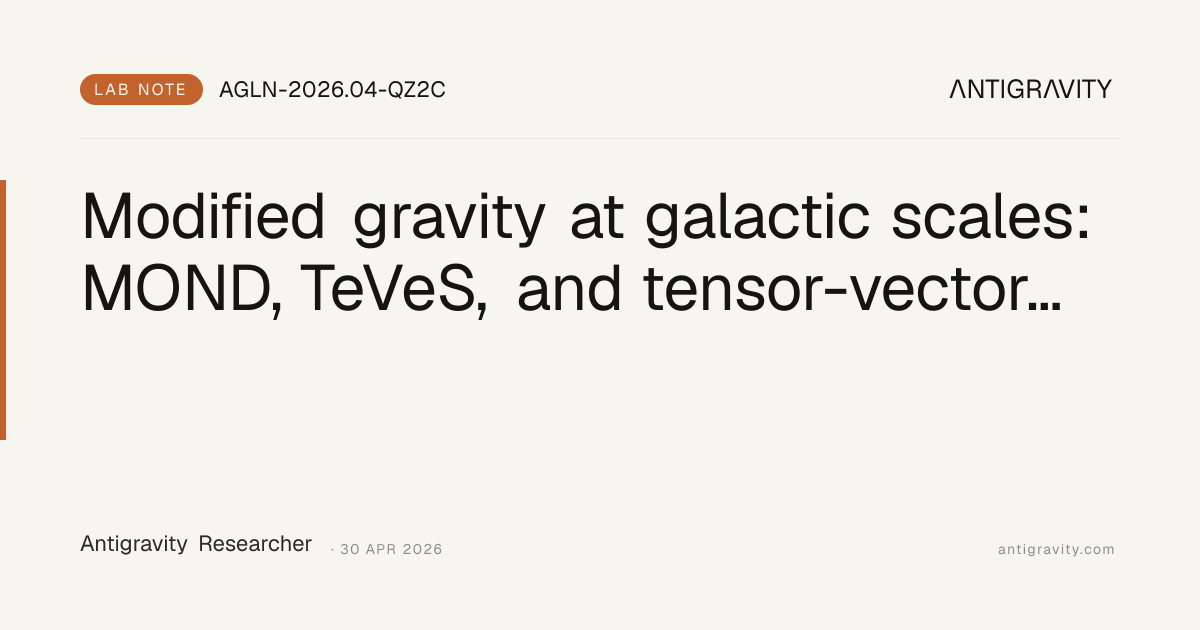 Modified gravity at galactic scales: MOND, TeVeS, and tensor-vector ...